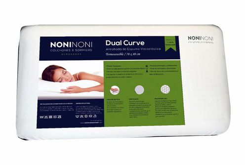 Almohada viscoelastica ( 70 x 40 cm ) Noni Noni Dual Curve