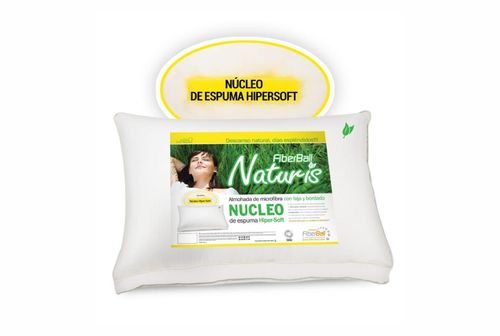 Almohada Espuma Hipersoft ( 70 x 45 cm ) Fiberball Naturis