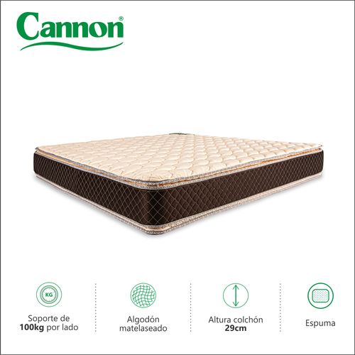 Colchón QUENN SIZE (160 X 200 cm) Cannon Exclusive Pillow Top