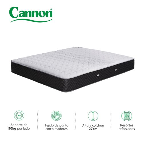 Colchón 2 PLAZAS (130 X 190 cm) Cannon Doral