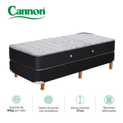 Colchón y Sommier TWIN (100 X 200 cm) Cannon Doral
