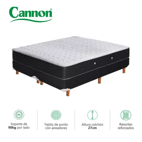 Colchón y Sommier SUPER KING SIZE (200 X 200 cm) Cannon Doral