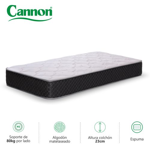 Colchon 1 PLAZA (80 x 190 cm) Cannon Princess
