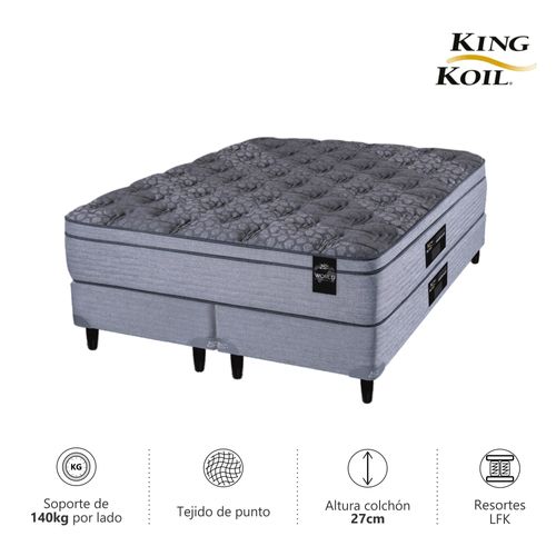 Colchon y Sommier Super King Size ( 200 x 200 cm ) Kingkoil XL-Advanced