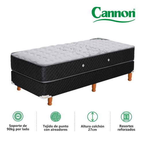 Colchón y Sommier TWIN (100 X 200 cm) Cannon Doral