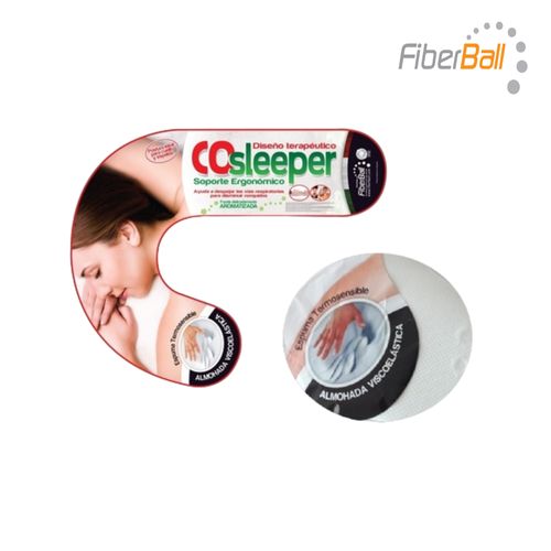 Almohada Viscoleastica Terapeutica Fiberball Cosleeper