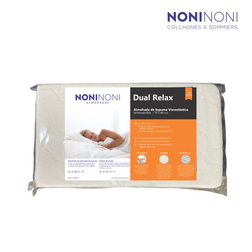 Almohada viscoelastica ( 70 x 40 cm ) Noni Noni Dual Relax
