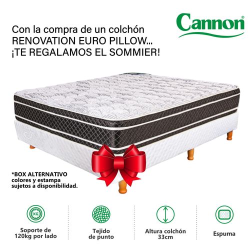 Colchón y Sommier Cannon Renovation Europillow